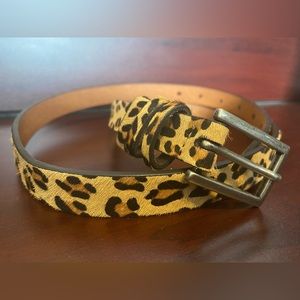 Cheetah Print Belt